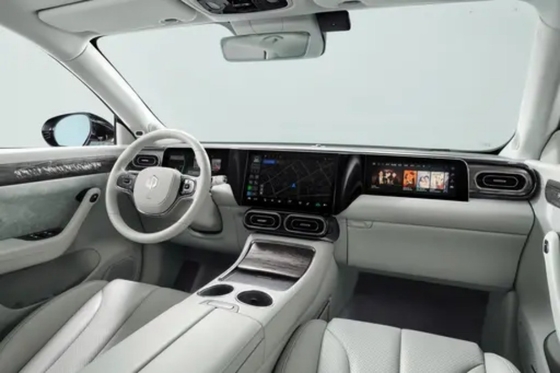 맞춤형 장거리 5석 리프모터 C11 파노라마 스카이라이트 하이 컨피그리먼트 EV SUV