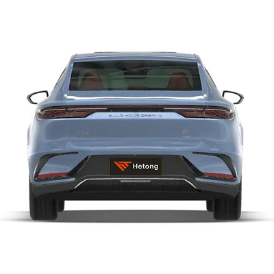 BYD 한 EV 4WD 고속 전기 자동차 빙하 블루 휠 베이스 2920 최고 속도 185Km/h